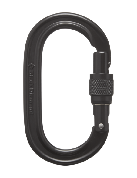OVAL KEYLOCK SCRWGT CARABINER