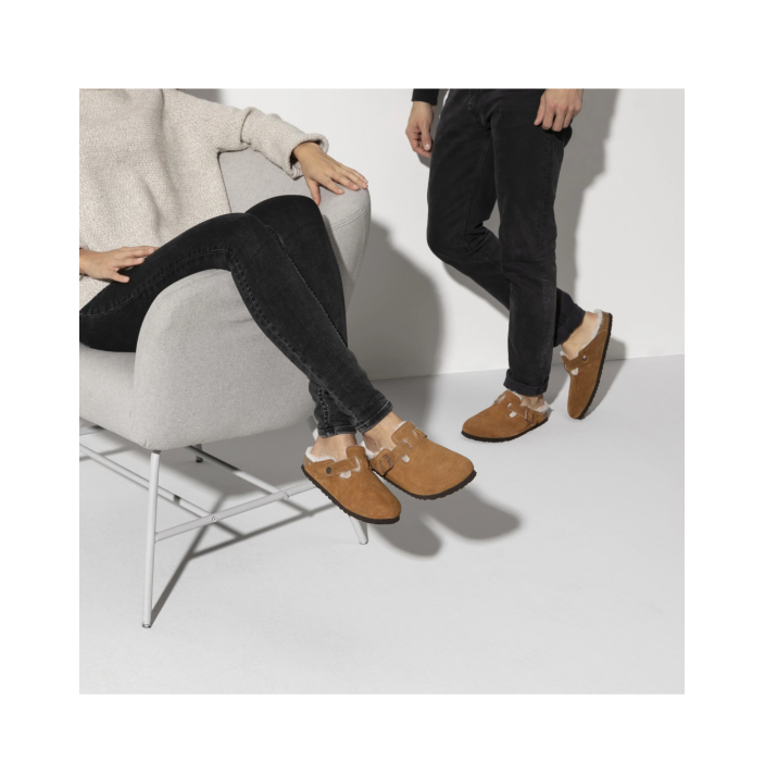 BOSTON SHEARLING SUEDE LEATHERFUR