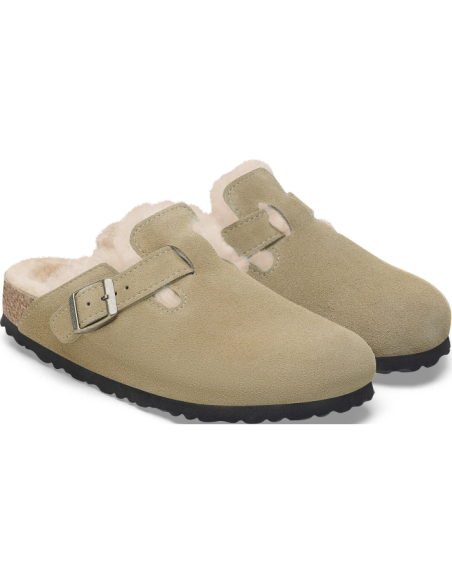 BOSTON SHEARLING SUEDE LEATHERFUR
