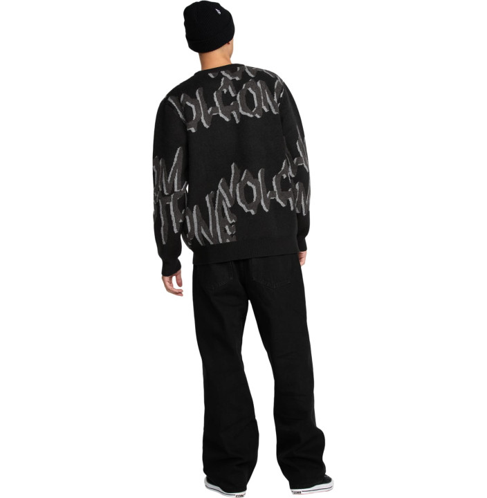 STONE JACQUARD SWEATER