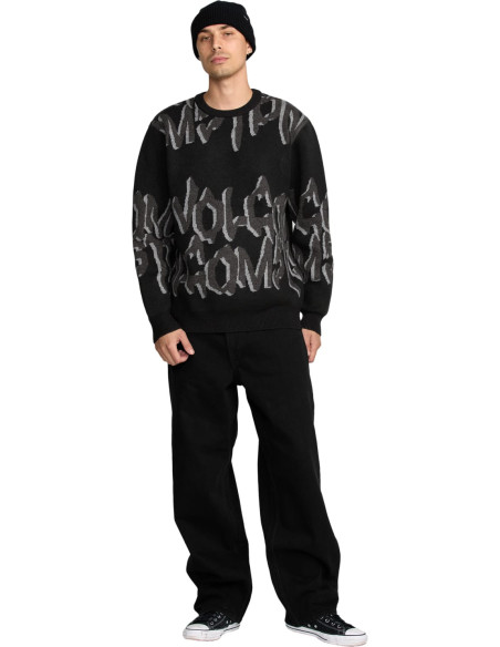 STONE JACQUARD SWEATER