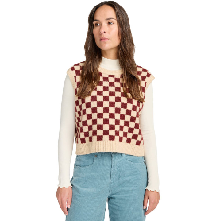 CHECK IN SWEATER VEST