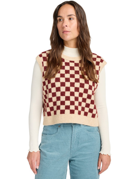CHECK IN SWEATER VEST