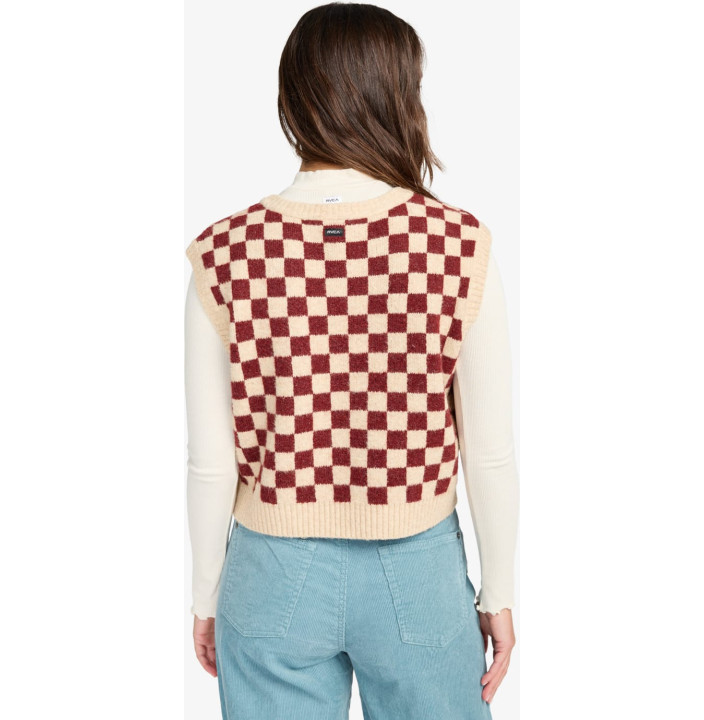 CHECK IN SWEATER VEST
