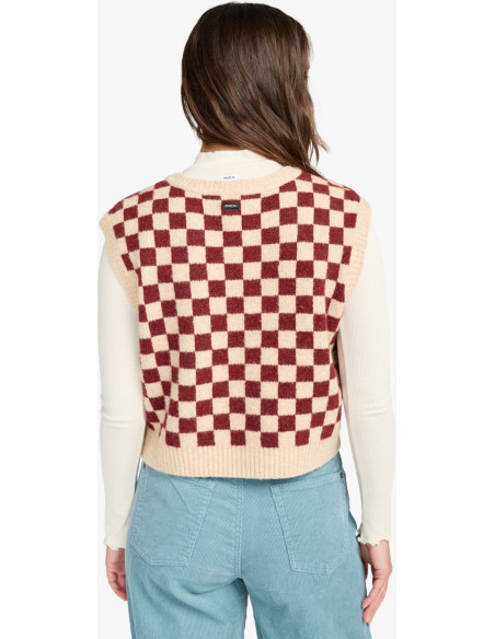 CHECK IN SWEATER VEST