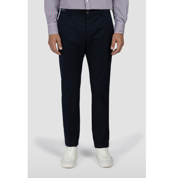 PANTALONE CHINO REGULAR IN DYNAMIC WOOL CON SHARK FIN