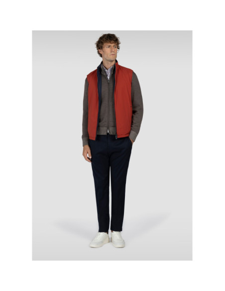 PANTALONE CHINO REGULAR IN DYNAMIC WOOL CON SHARK FIN