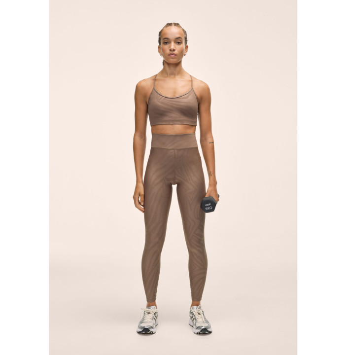 Heat Printed High Waist Tights