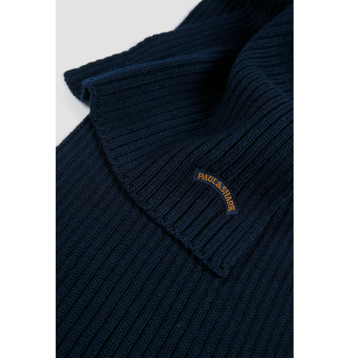 SCIARPA IN LANA SOFT COOL TOUCH CON MOON BADGE