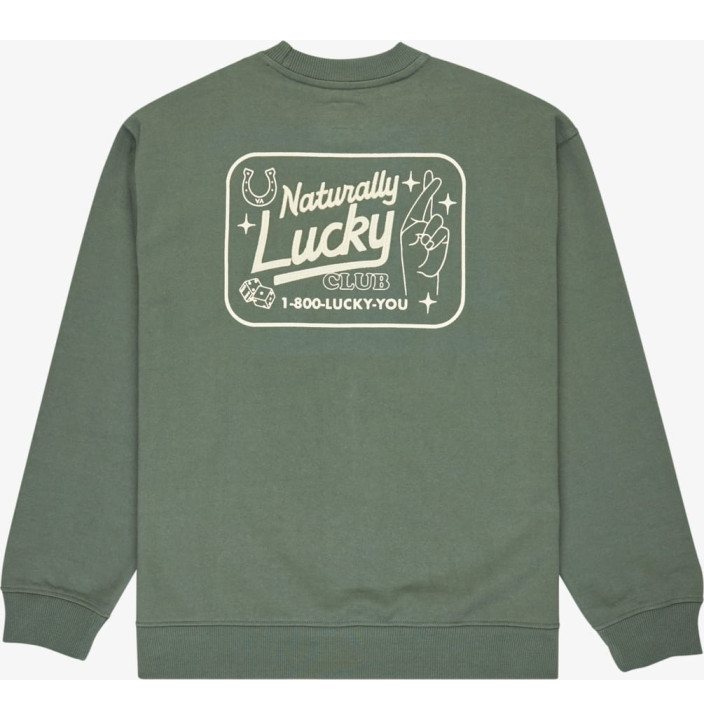 LUCKY YOU CREW FLEECE