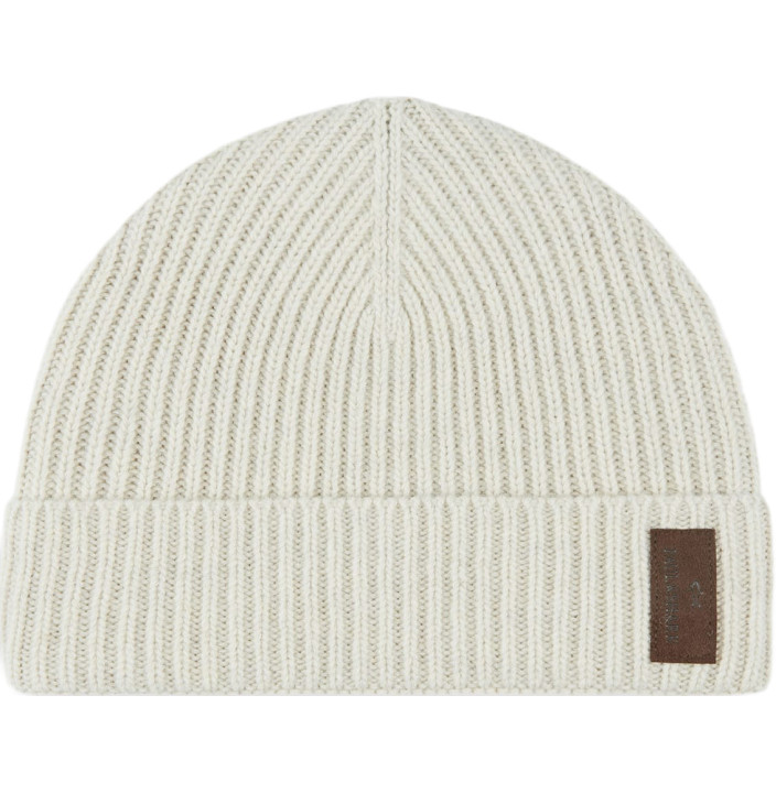 BERRETTO IN RE-WOOL CON BADGE IN ALCANTARA®