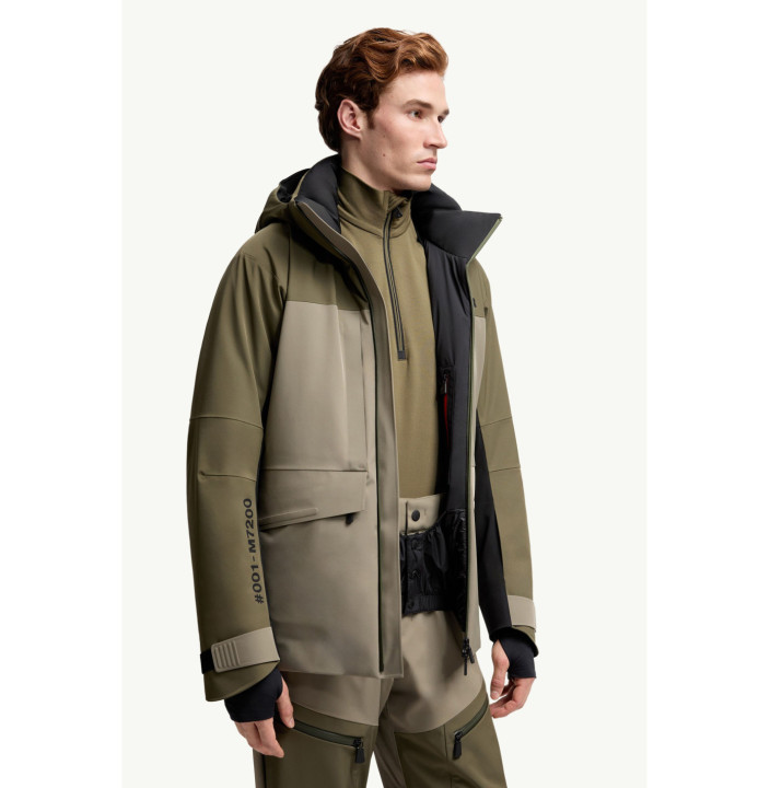 VALLATSCHA HOODED DOWN SKI JACKET