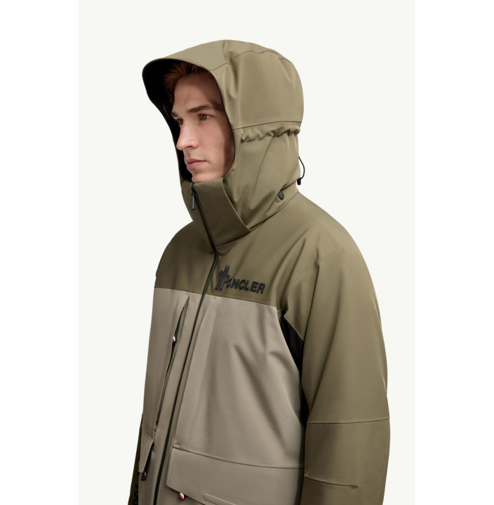 VALLATSCHA HOODED DOWN SKI JACKET