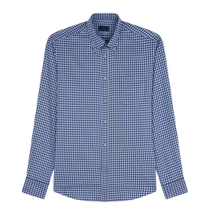 SILVER COLLECTION TEXTURE COTTON SHIRT