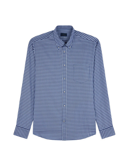 SILVER COLLECTION TEXTURE COTTON SHIRT