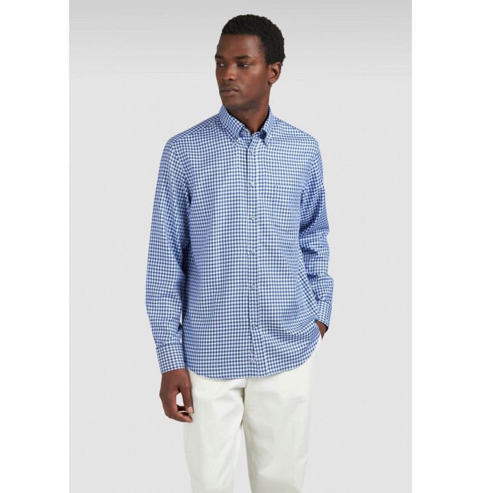 SILVER COLLECTION TEXTURE COTTON SHIRT