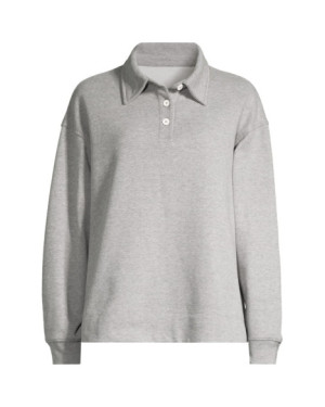 Casall Polo Collar Terry Sweater