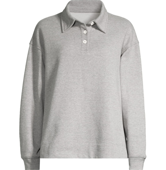 Casall Polo Collar Terry Sweater