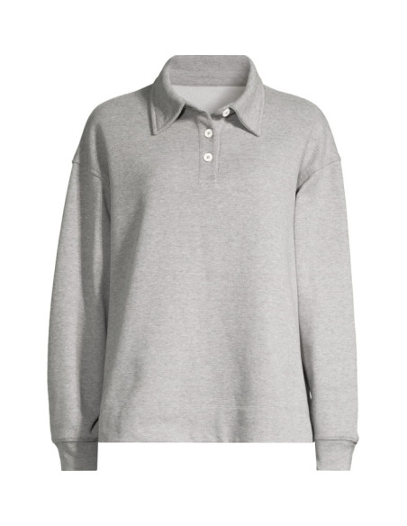 Casall Polo Collar Terry Sweater