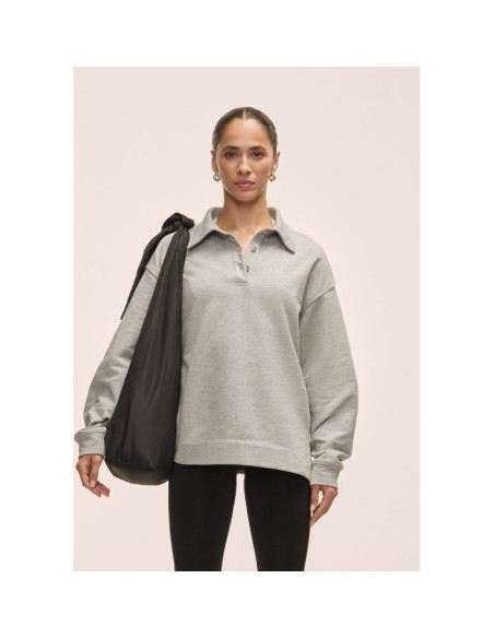 Casall Polo Collar Terry Sweater