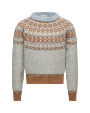 BOUCLÉ WOOL BLEND SWEATER