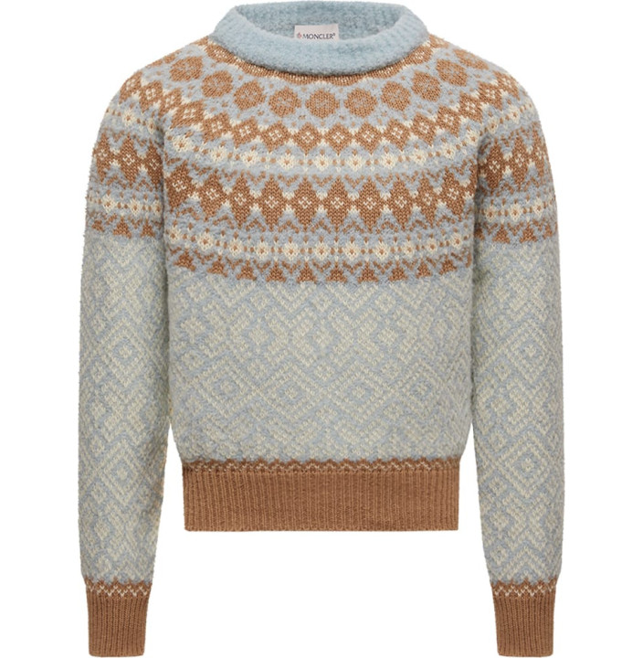 BOUCLÉ WOOL BLEND SWEATER