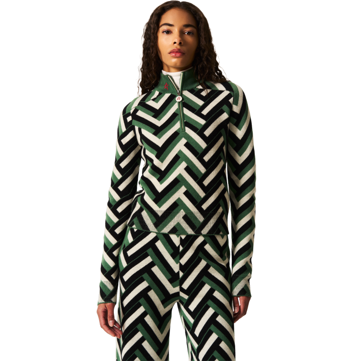 LA TOUR MERINO WOOL 14 ZIP SWEATER