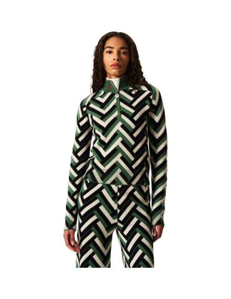 LA TOUR MERINO WOOL 14 ZIP SWEATER