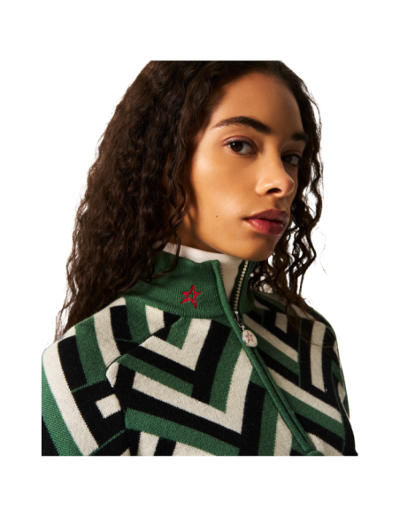 LA TOUR MERINO WOOL 1/4 ZIP SWEATER