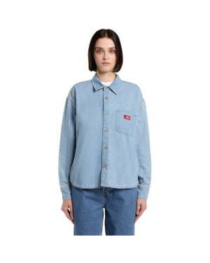 LIGHTWEIGHT DENIM SHIRT LS W