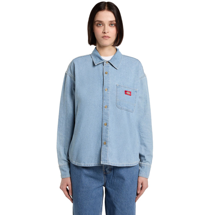 LIGHTWEIGHT DENIM SHIRT LS W