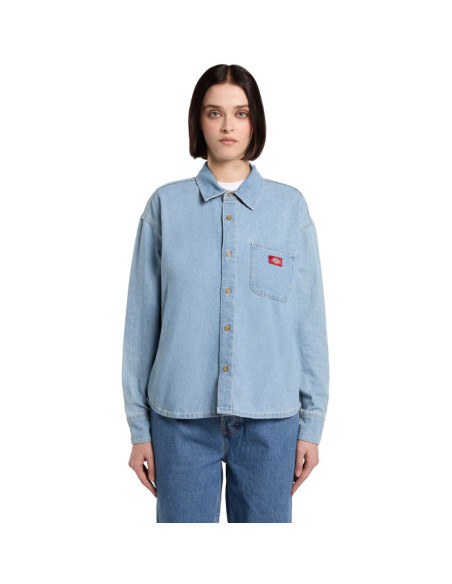 LIGHTWEIGHT DENIM SHIRT LS W