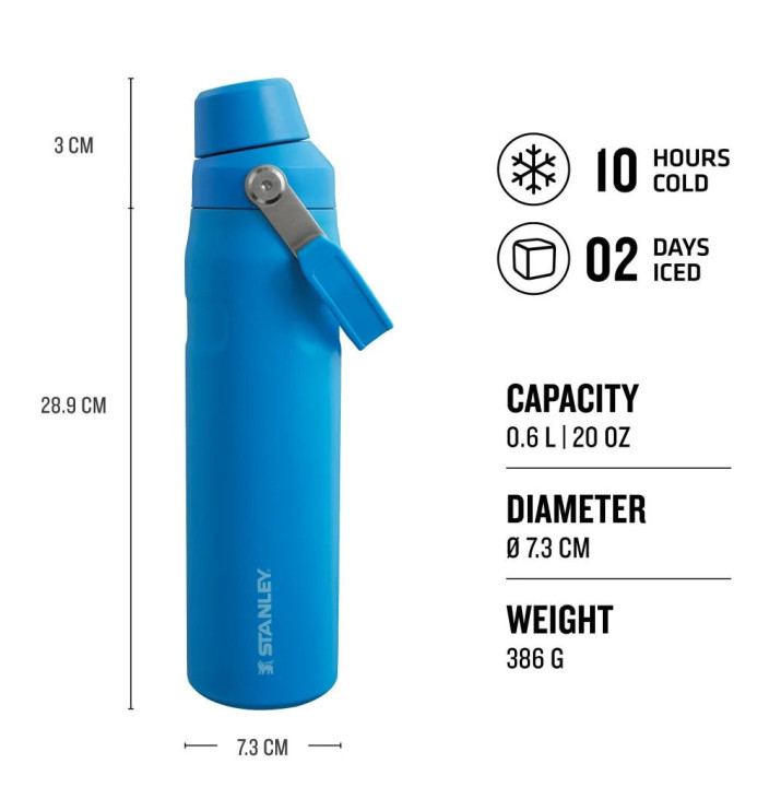 The Aerolight IceFlow Water Bottle Fast Flow 0.6L