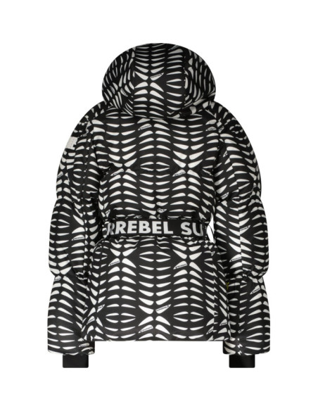 PUFF GIRLS FLEECE HOODED JACKET