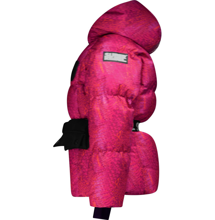 PUFF GIRLS FLEECE HOODED JACKET