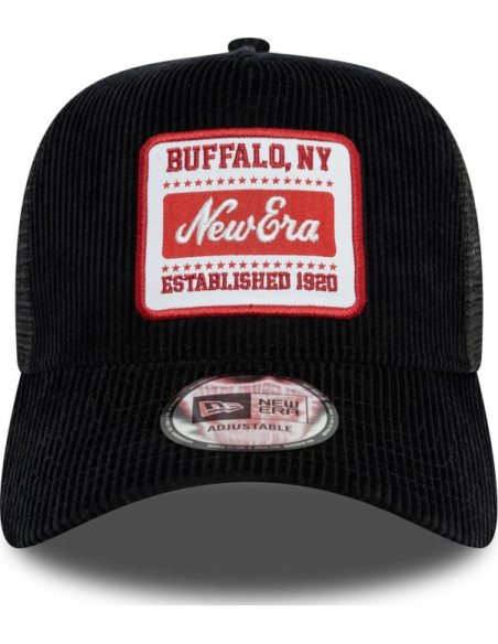 NE PATCH CORD TRUCKER NEWERA BLK