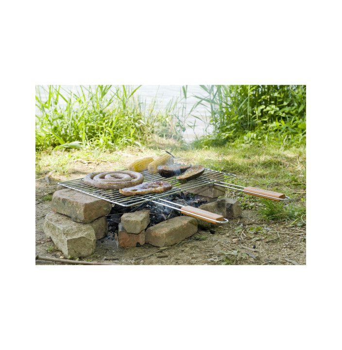 PARRILLA GRANDE, SIMPLE, RECTANGULAR  67 X 40 CM 