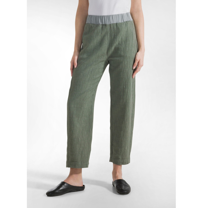 PANTALONE CARROT IN TWEED