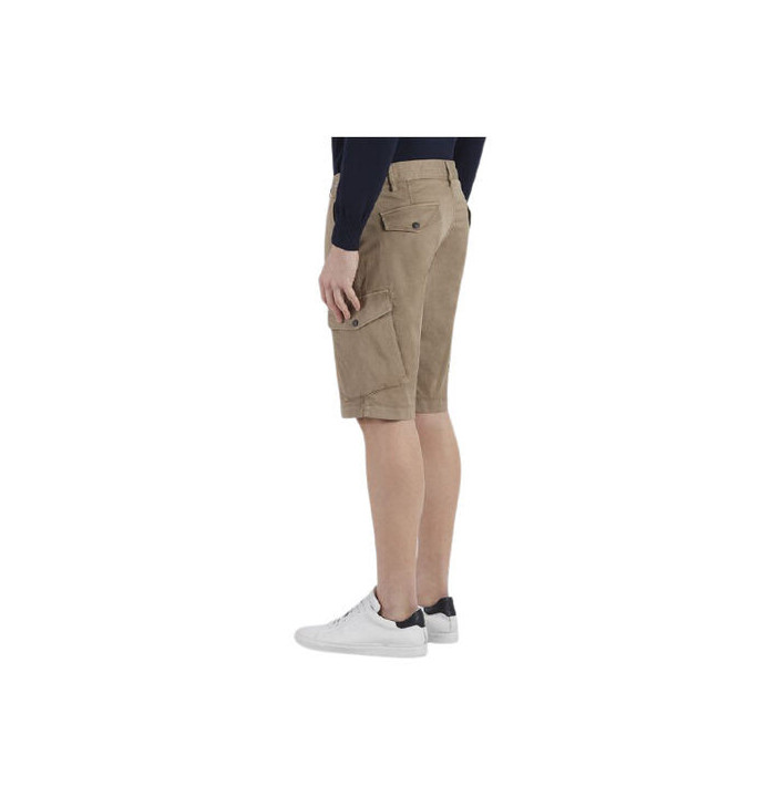 SOFT STRETCH ORGANIC COTTON CARGO BERMUDA