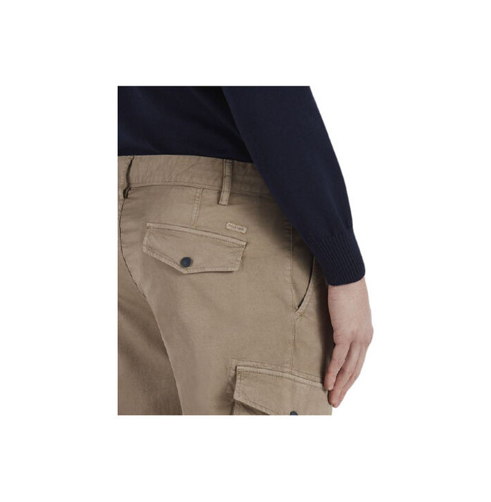 SOFT STRETCH ORGANIC COTTON CARGO BERMUDA