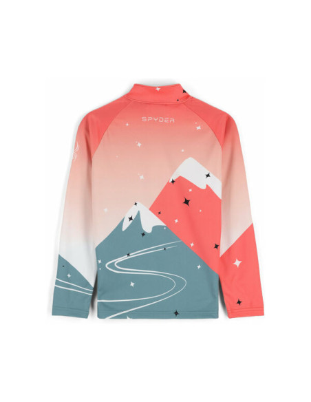 GIRLS SURFACE ZIP T-NECK