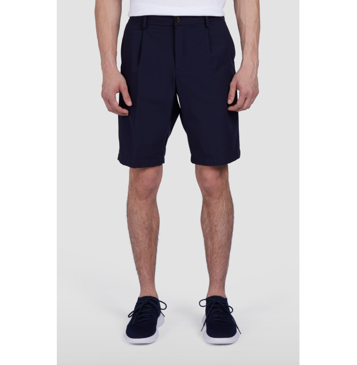 DYNAMIC STRETCH NYLON DRAWSTRING BERMUDA WITH SHARK FIN