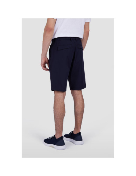 DYNAMIC STRETCH NYLON DRAWSTRING BERMUDA WITH SHARK FIN