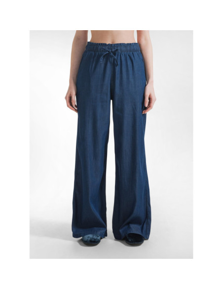 PANTALONE PALAZZO IN DENIM
