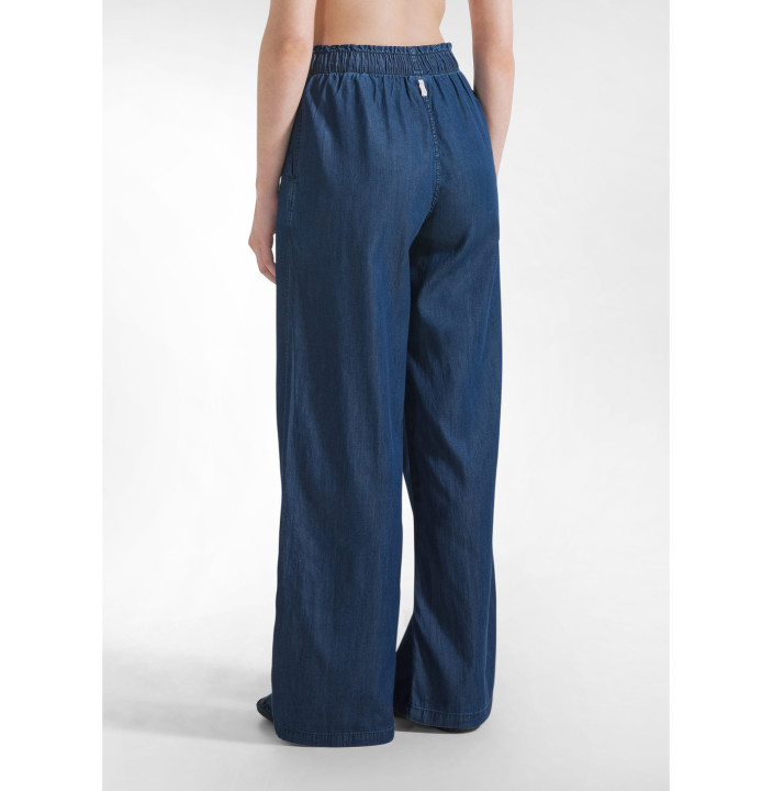PANTALONE PALAZZO IN DENIM