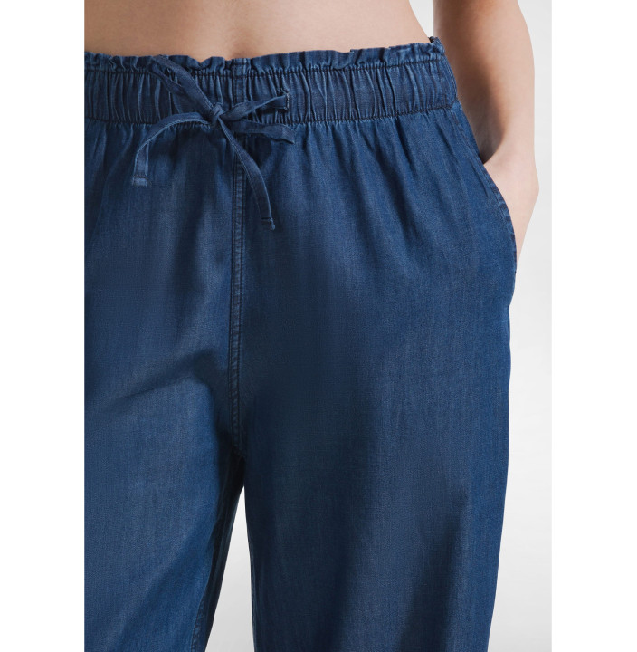 PANTALONE PALAZZO IN DENIM