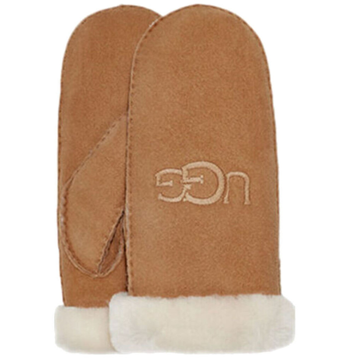 SHEEPSKIN EMBROIDERED MITTEN
