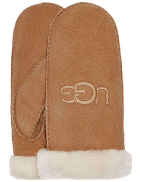 SHEEPSKIN EMBROIDERED MITTEN