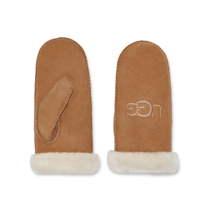 SHEEPSKIN EMBROIDERED MITTEN