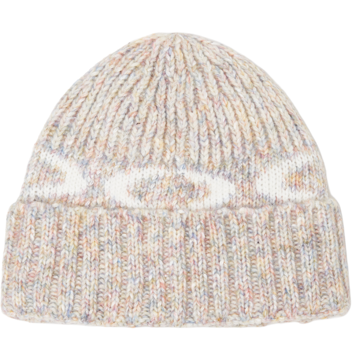 W. ELLIPSE RIBBED BEANIE